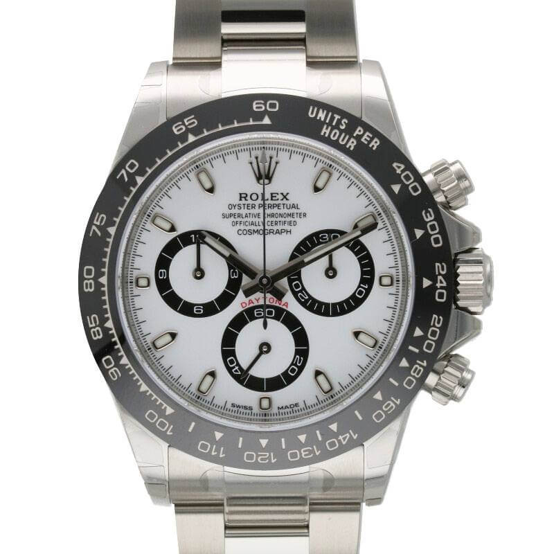 116500LN/コスモグラフデイトナ SSランダム番 ホワイト文字盤腕時計
